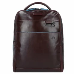 Piquadro Lederrucksäcke|Business-Rucksäcke<Blue Square Revamp Business-Rucksack Leder 37 cm Laptopfach mahogany