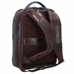 Piquadro Lederrucksäcke|Business-Rucksäcke<Blue Square Revamp Business-Rucksack Leder 37 cm Laptopfach mahogany