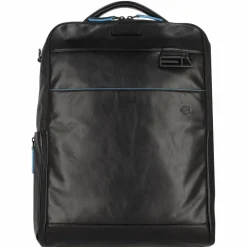 Piquadro Lederrucksäcke|Business-Rucksäcke<Blue Square Revamp Business-Rucksack Leder 41 cm Laptopfach black