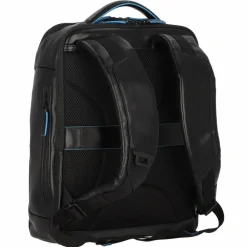 Piquadro Lederrucksäcke|Business-Rucksäcke<Blue Square Revamp Business-Rucksack Leder 41 cm Laptopfach black