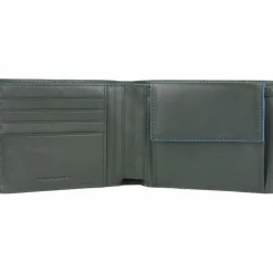 Piquadro Herrengeldbörsen Querformat<Blue Square Revamp Geldbörse RFID Leder 13 cm green-yellow-graphic