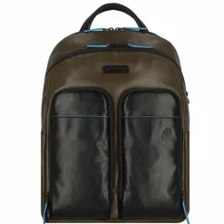 Piquadro Blue Square Revamp Rucksack RFID Leder 39 cm Laptopfach
