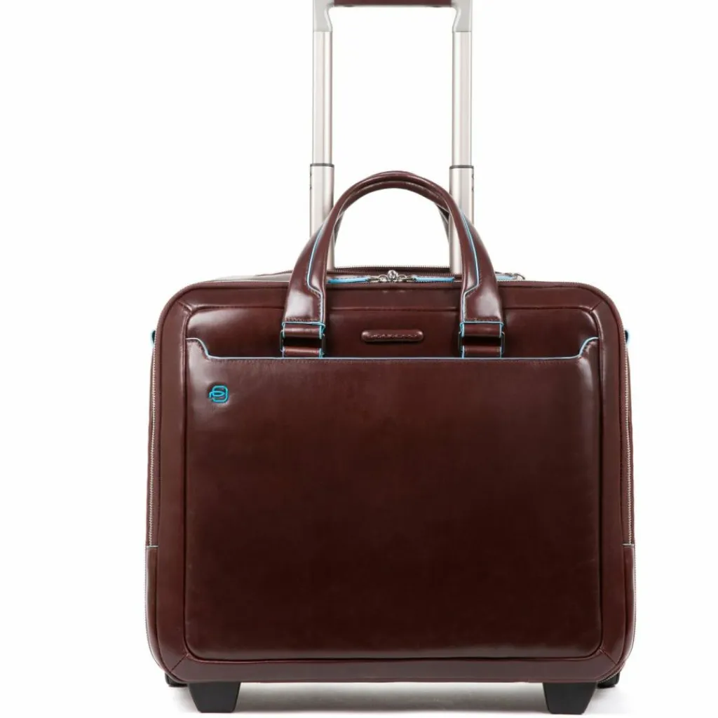 Piquadro Laptoptaschen|Businesstrolleys Mit Laptopfach<Blue Square 2-Rollen Businesstrolley Leder 37 cm Laptopfach mahogany