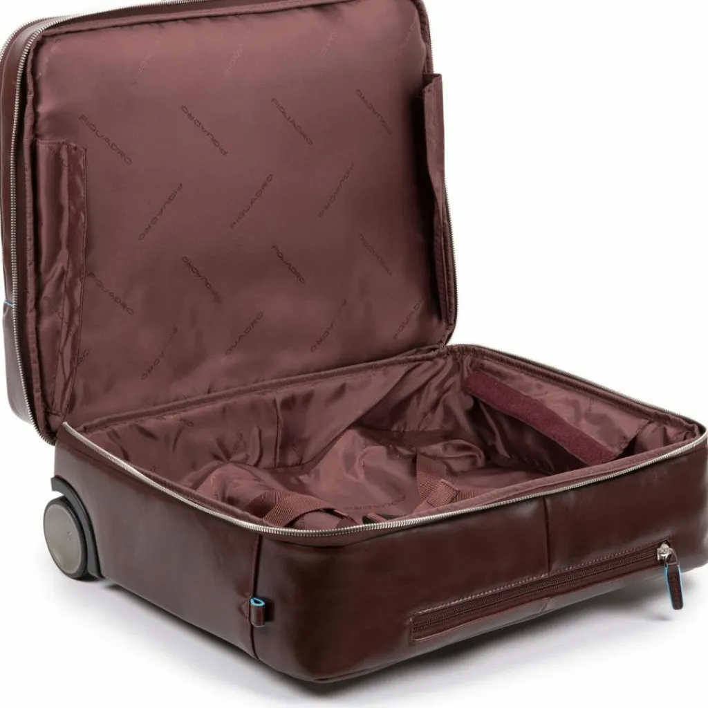 Piquadro Laptoptaschen|Businesstrolleys Mit Laptopfach<Blue Square 2-Rollen Businesstrolley Leder 37 cm Laptopfach mahogany