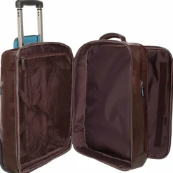 Piquadro Blue Square 2-Rollen Businesstrolley Leder 51 cm Laptopfach