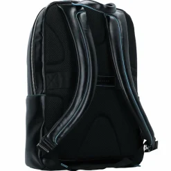 Hot Piquadro Blue Square Rucksack Leder 43 cm Laptopfach black