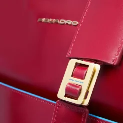 Piquadro Blue Square Schultertasche RFID Schutz Leder 30 cm Laptopfach