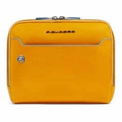 Piquadro Umhängetaschen<Blue Square Umhängetasche Leder 21 cm mustard