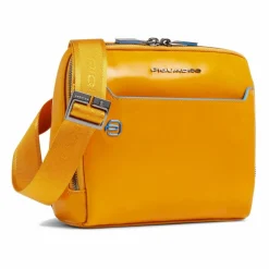 Piquadro Umhängetaschen<Blue Square Umhängetasche Leder 21 cm mustard