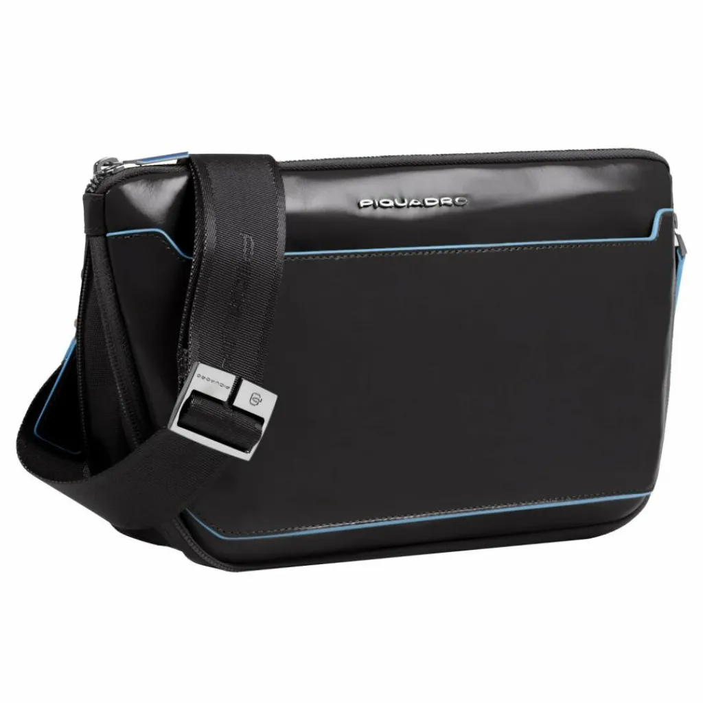 Piquadro Blue Square Umhängetasche Leder 30 cm