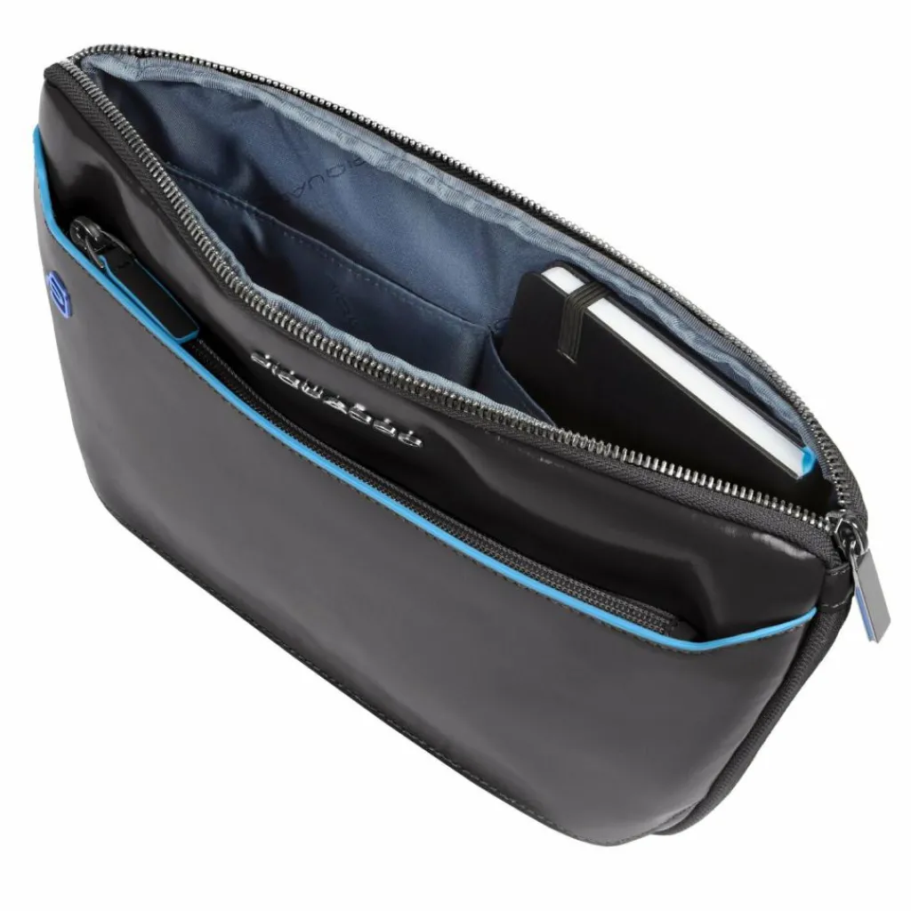 Piquadro Blue Square Umhängetasche Leder 30 cm