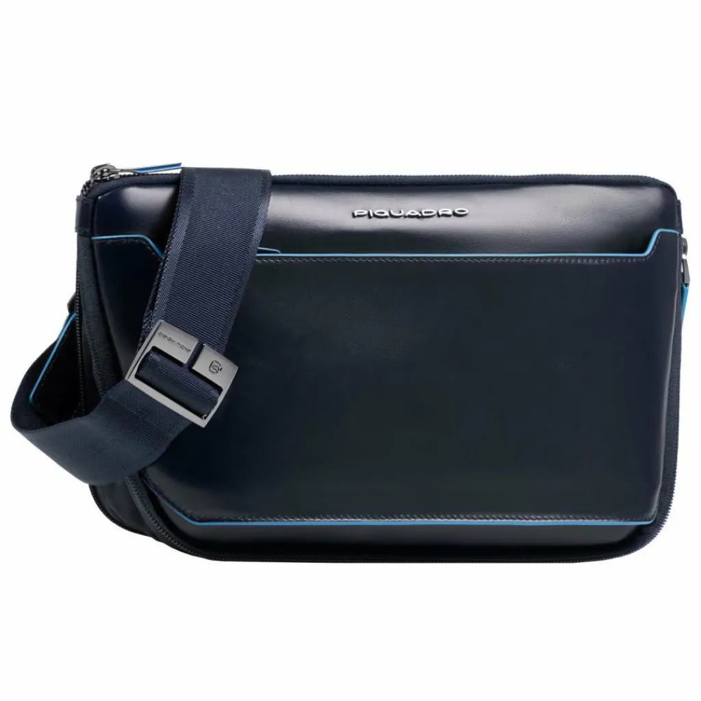 Piquadro Umhängetaschen<Blue Square Umhängetasche Leder 30 cm night blue