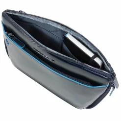 Piquadro Umhängetaschen<Blue Square Umhängetasche Leder 30 cm night blue