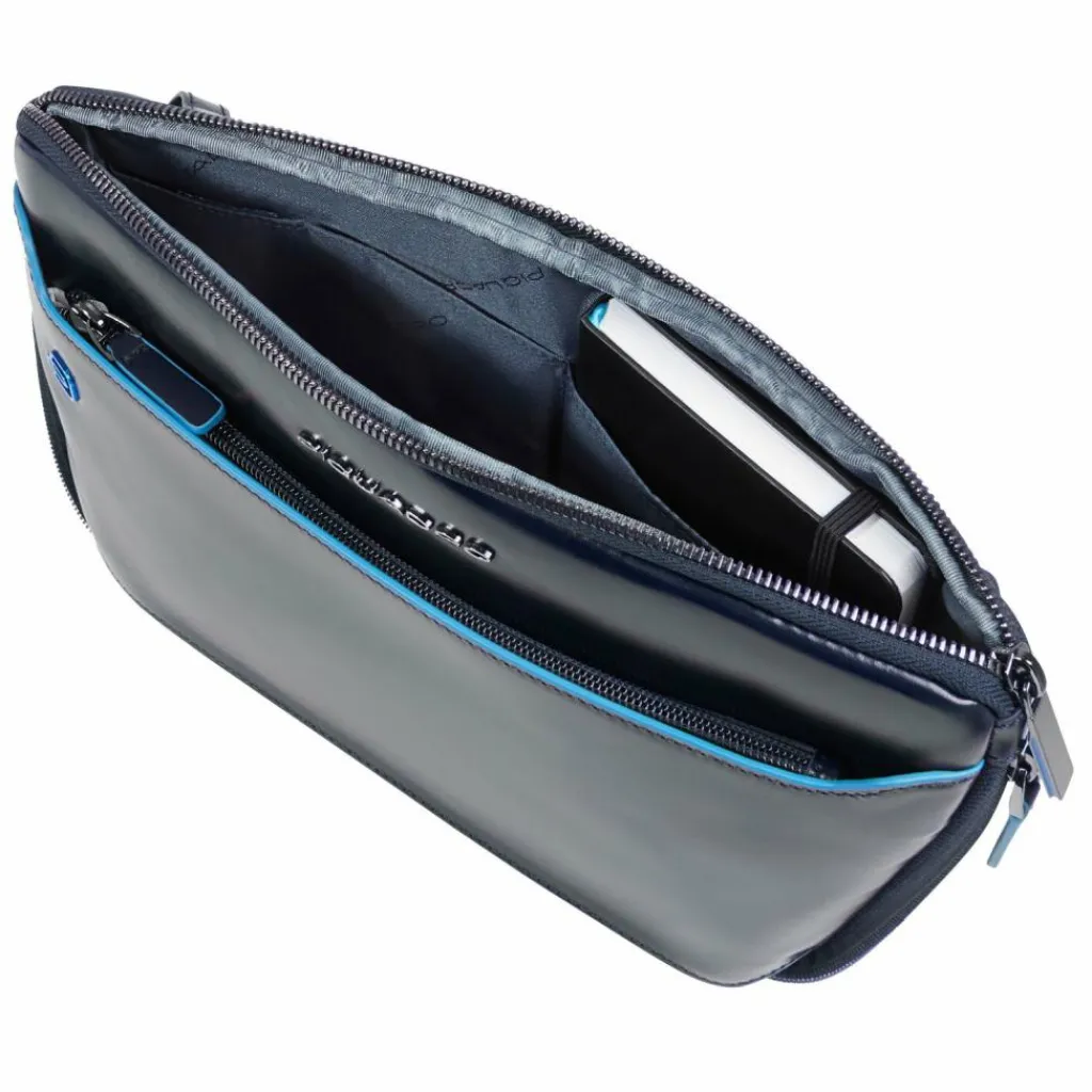 Piquadro Umhängetaschen<Blue Square Umhängetasche Leder 30 cm night blue