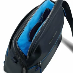 Piquadro Blue Square Umhängetasche Leder 27 cm night blue