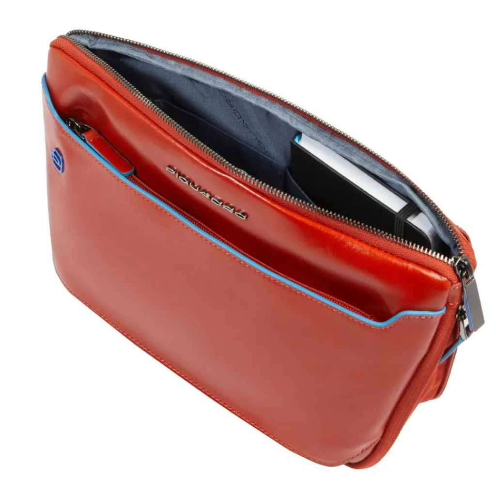 Piquadro Blue Square Umhängetasche Leder 30 cm