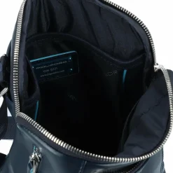 Piquadro Blue Square Umhängetasche Leder 21 cm