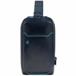 Piquadro Blue Square Umhängetasche Leder 28 cm