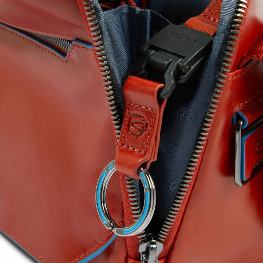Piquadro Umhängetaschen<Blue Square Umhängetasche Leder 27 cm rust