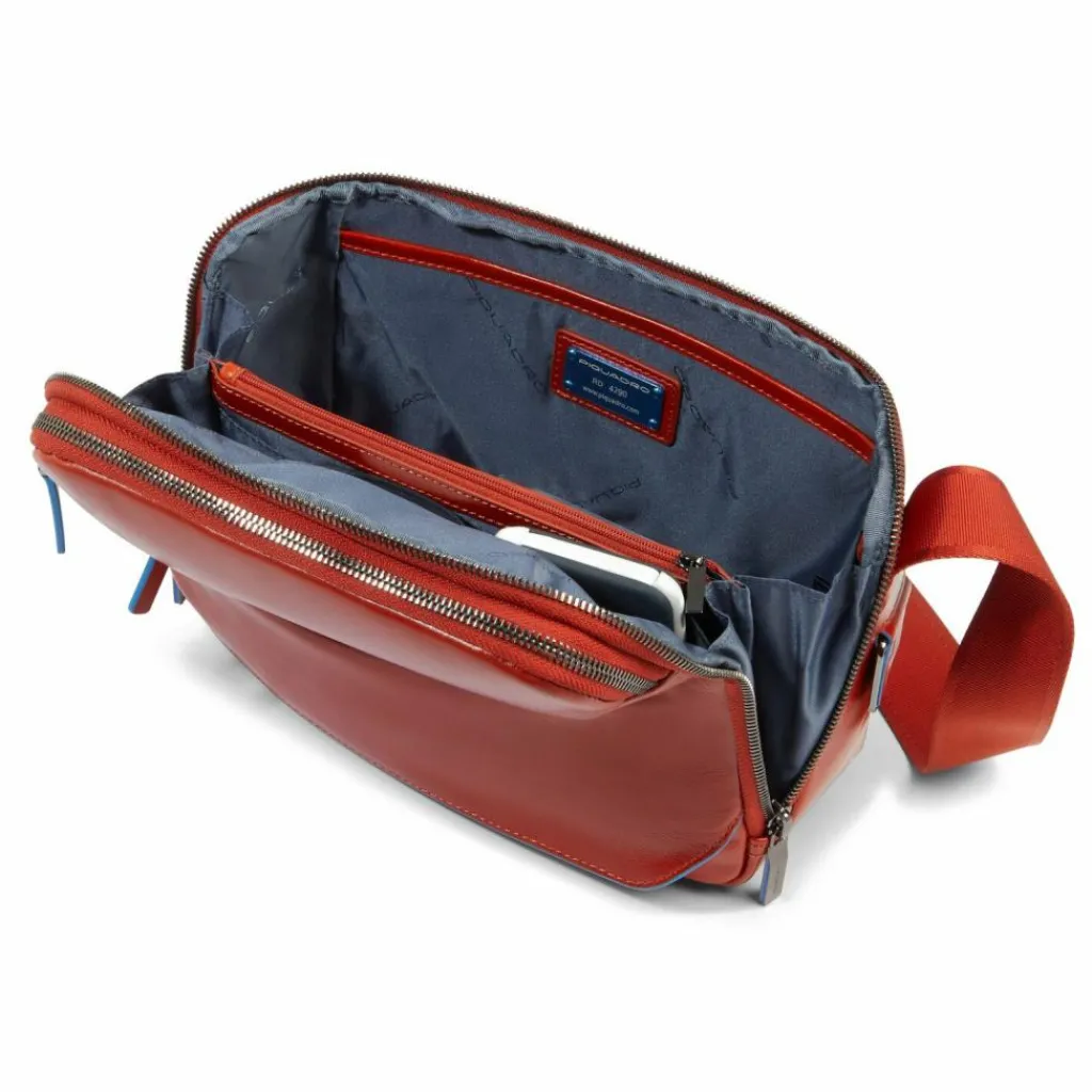 Piquadro Umhängetaschen<Blue Square Umhängetasche Leder 27 cm rust