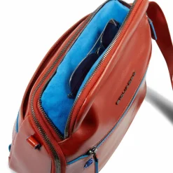 Piquadro Umhängetaschen<Blue Square Umhängetasche Leder 27 cm rust