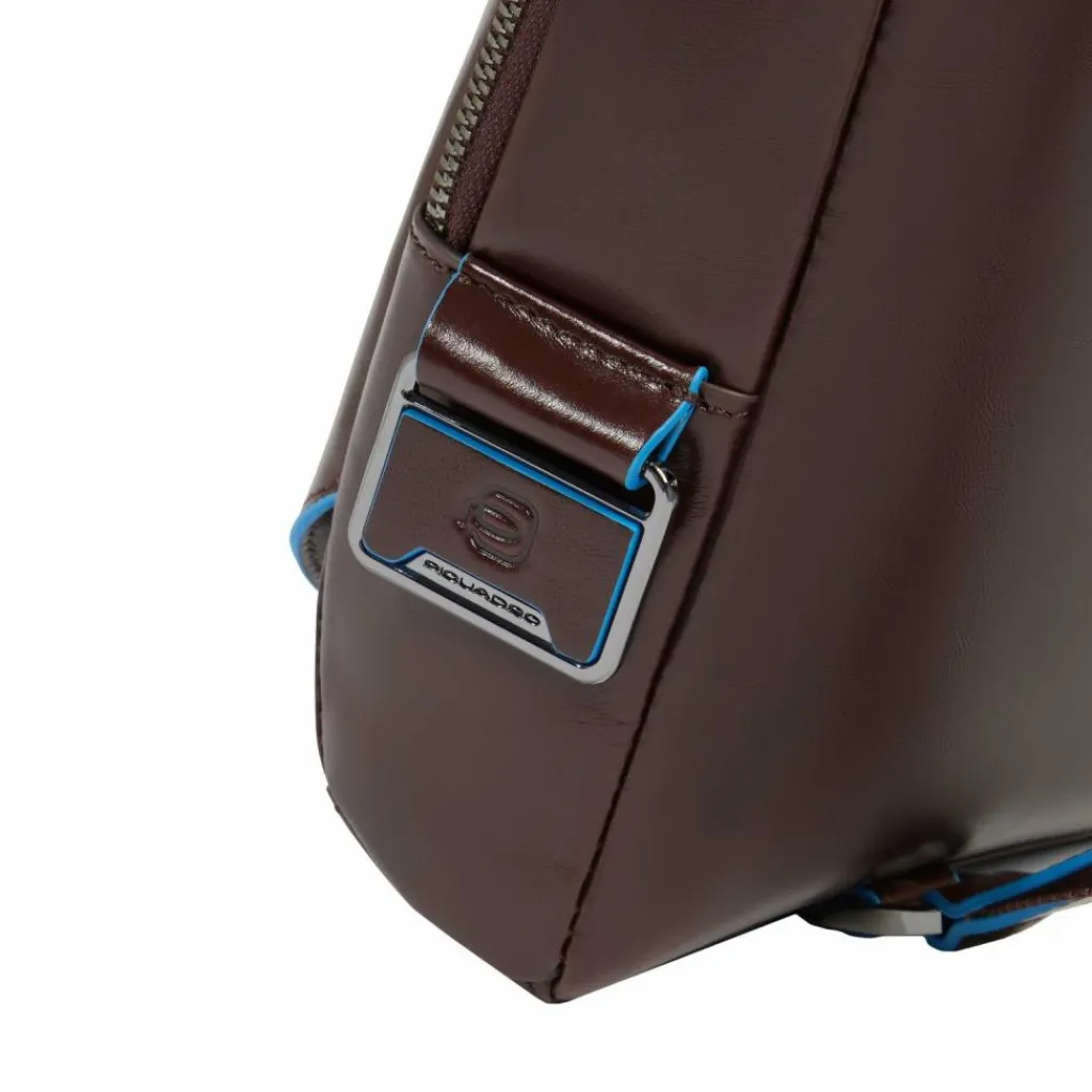 Piquadro Umhängetaschen<Blue Square Umhängetasche Leder 28 cm mahogany