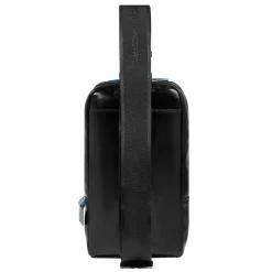 Clearance Piquadro Blue Square Umhängetasche Leder 28 cm black