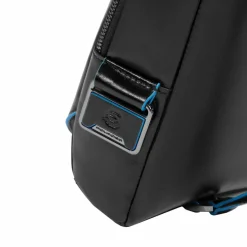 Clearance Piquadro Blue Square Umhängetasche Leder 28 cm black