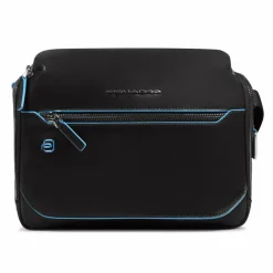 Best Piquadro Blue Square Umhängetasche Leder 27 cm black