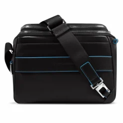 Best Piquadro Blue Square Umhängetasche Leder 27 cm black