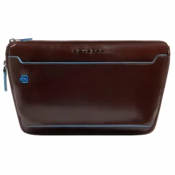 Piquadro Blue Square Umhängetasche Leder 30 cm mahogany