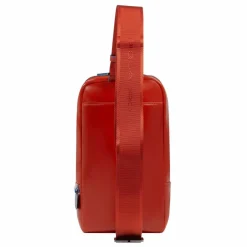 Clearance Piquadro Blue Square Umhängetasche Leder 28 cm rust