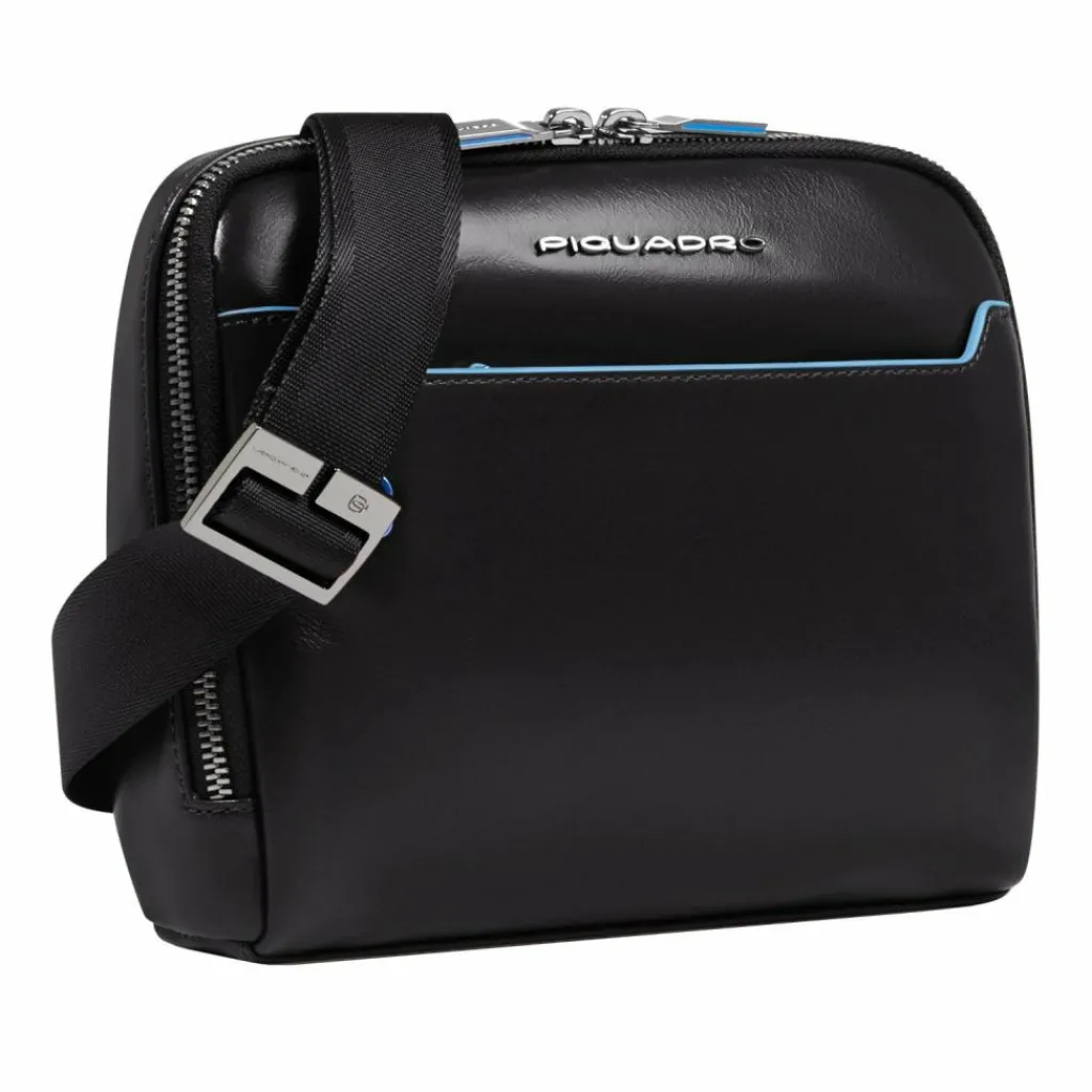 Piquadro Blue Square Umhängetasche Leder 21 cm