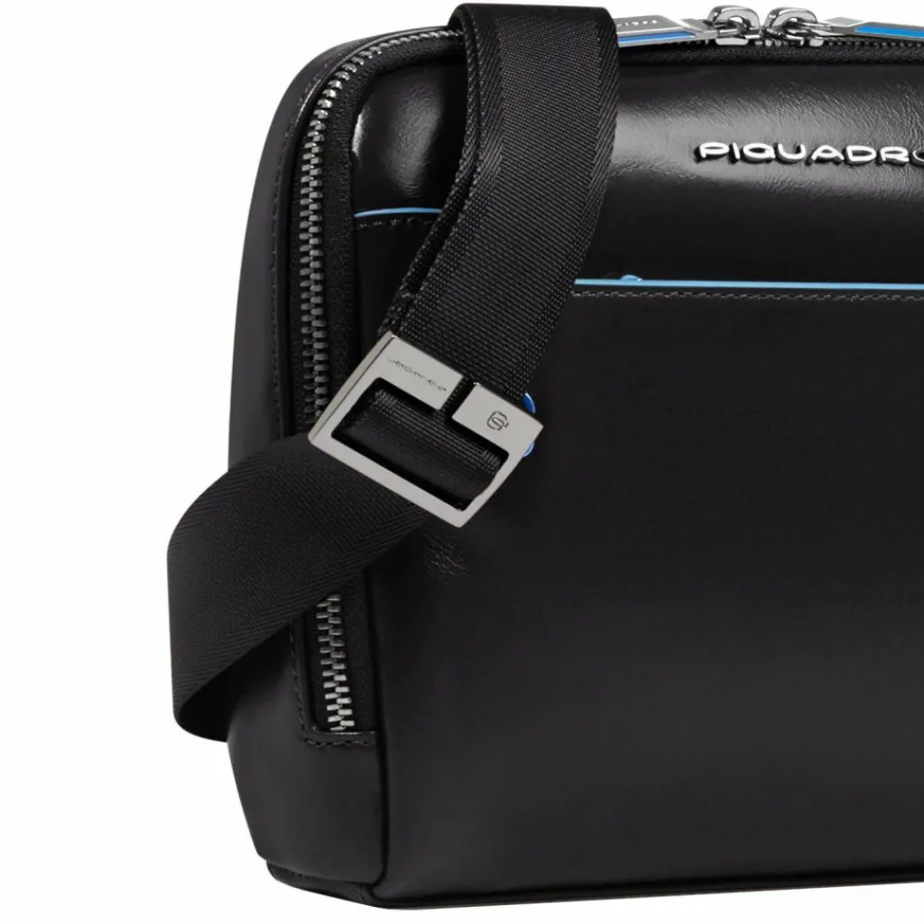 Piquadro Blue Square Umhängetasche Leder 21 cm