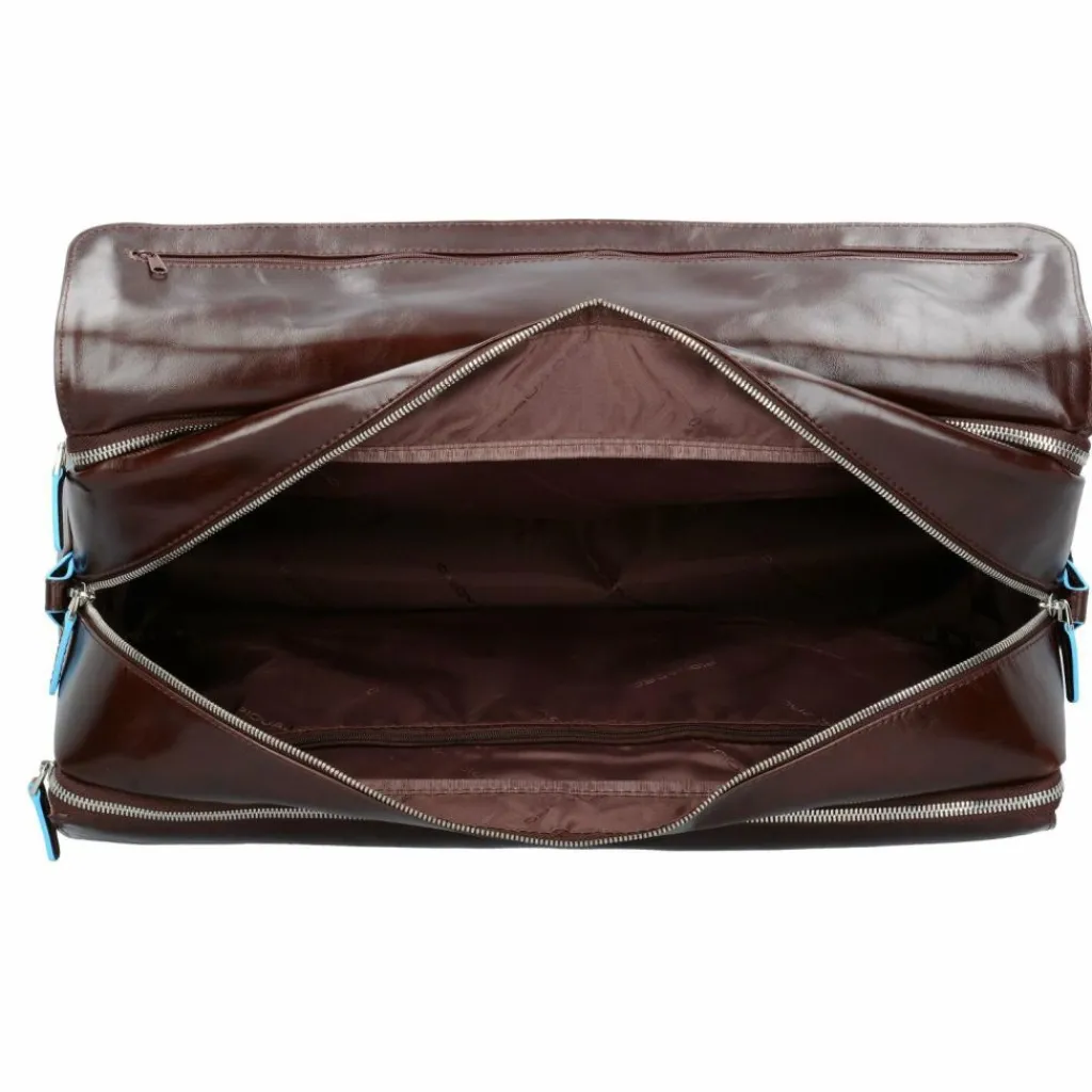 Piquadro Blue Square Weekender Reisetasche Leder 47 cm Laptopfach