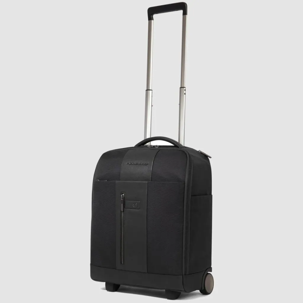 Clearance Piquadro Brief 2 Rollen Kabinentrolley 45 cm nero