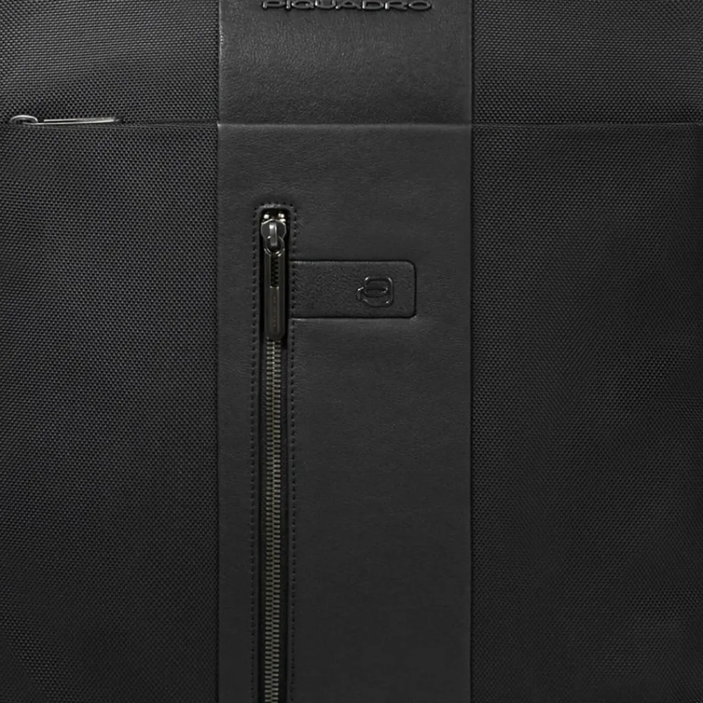 Clearance Piquadro Brief 2 Rollen Kabinentrolley 45 cm nero