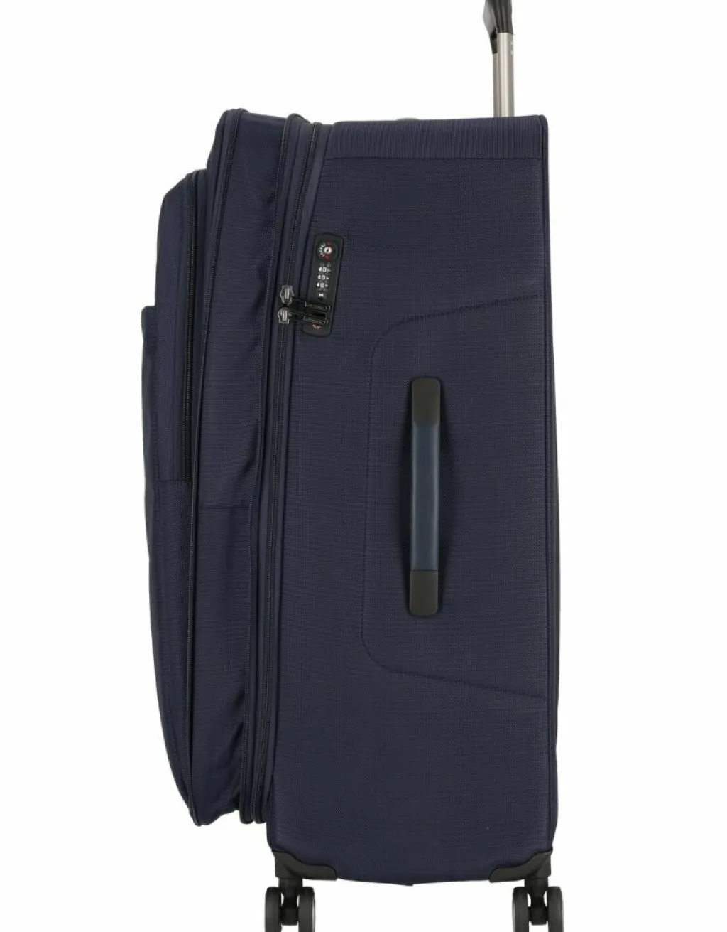 Piquadro Weichgepäck|4-Rollen Koffer<Brief 4 Rollen Trolley 78 cm mit Dehnfalte blue