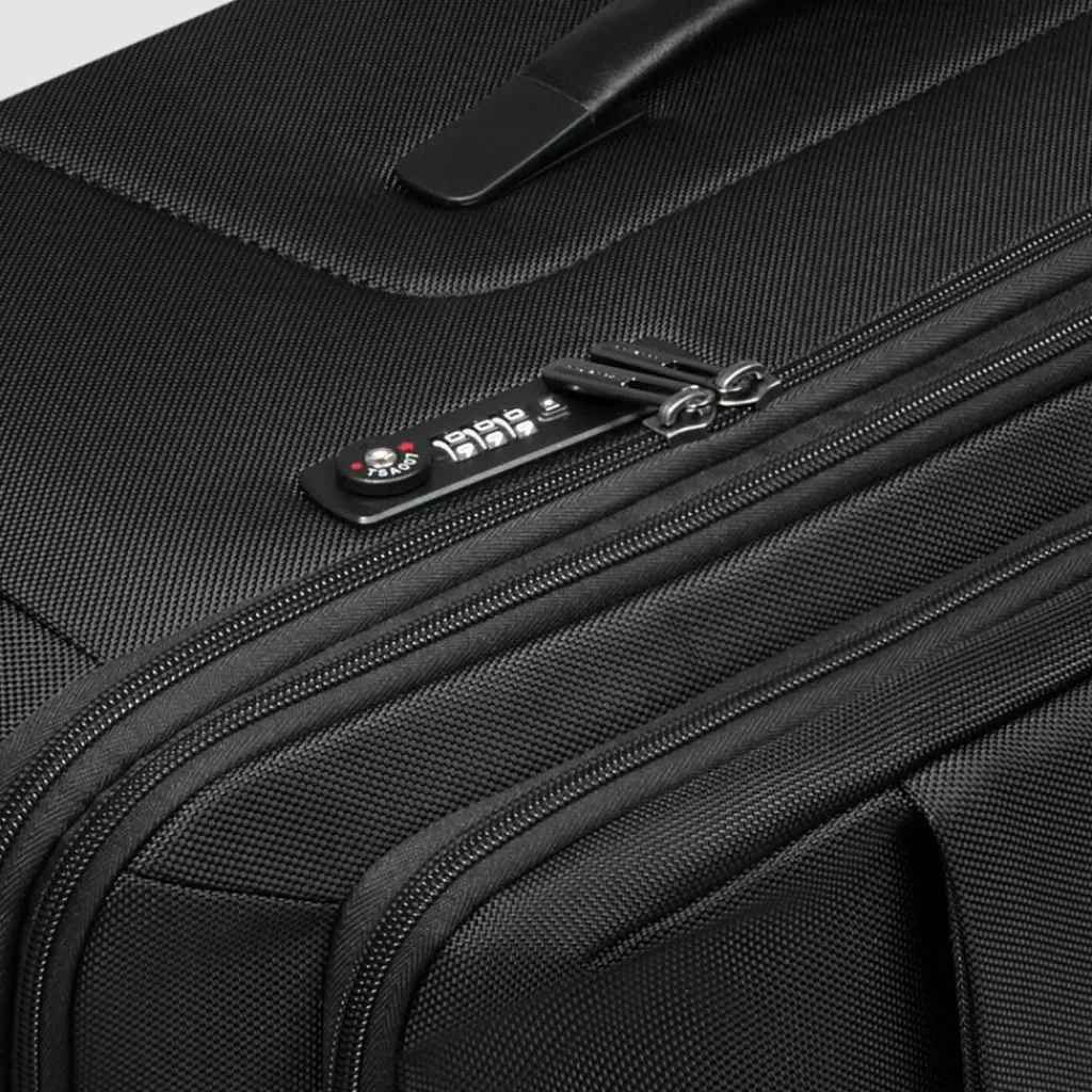 Discount Piquadro Brief 4 Rollen Trolley 68 cm mit Dehnfalte black