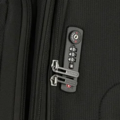 Piquadro Weichgepäck|4-Rollen Koffer<Brief 4 Rollen Trolley 78 cm mit Dehnfalte black