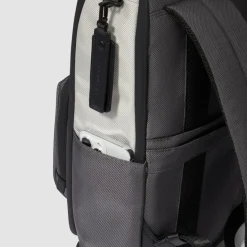 Outlet Piquadro Brief 2 Special Business-Rucksack 45 cm Laptopfach graphite-black