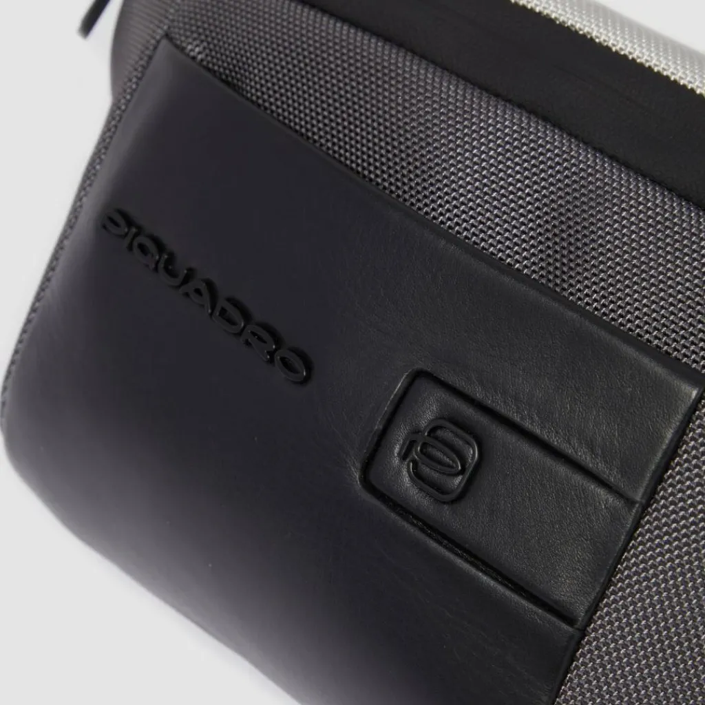 Outlet Piquadro Brief 2 Special Gürteltasche RFID Schutz 32 cm graphite-black