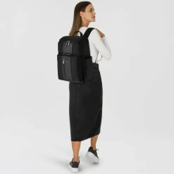 Piquadro Brief Reiserucksack Leder 43 cm laptopfach