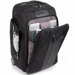 Piquadro Brief 2-Rollen Rucksacktrolley 53 cm Laptopfach