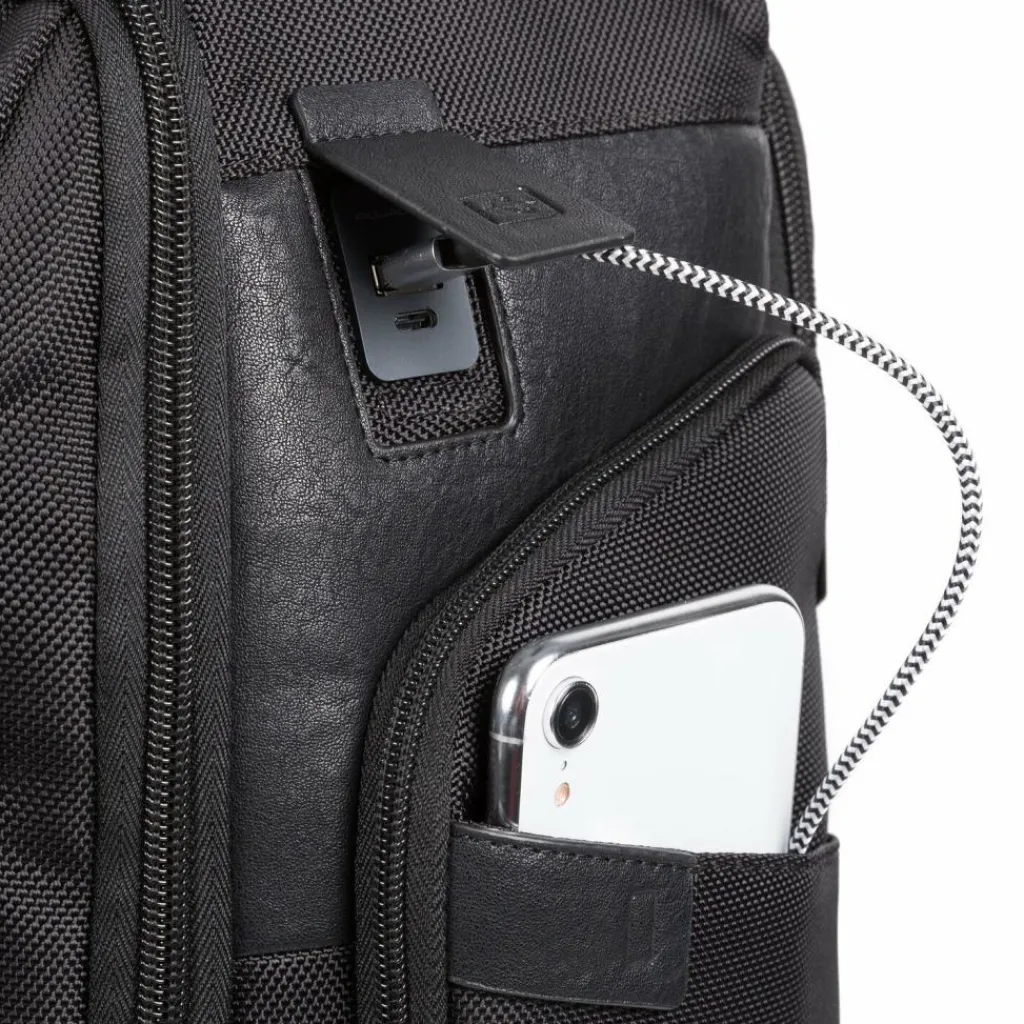 Piquadro Brief 2-Rollen Rucksacktrolley 53 cm Laptopfach