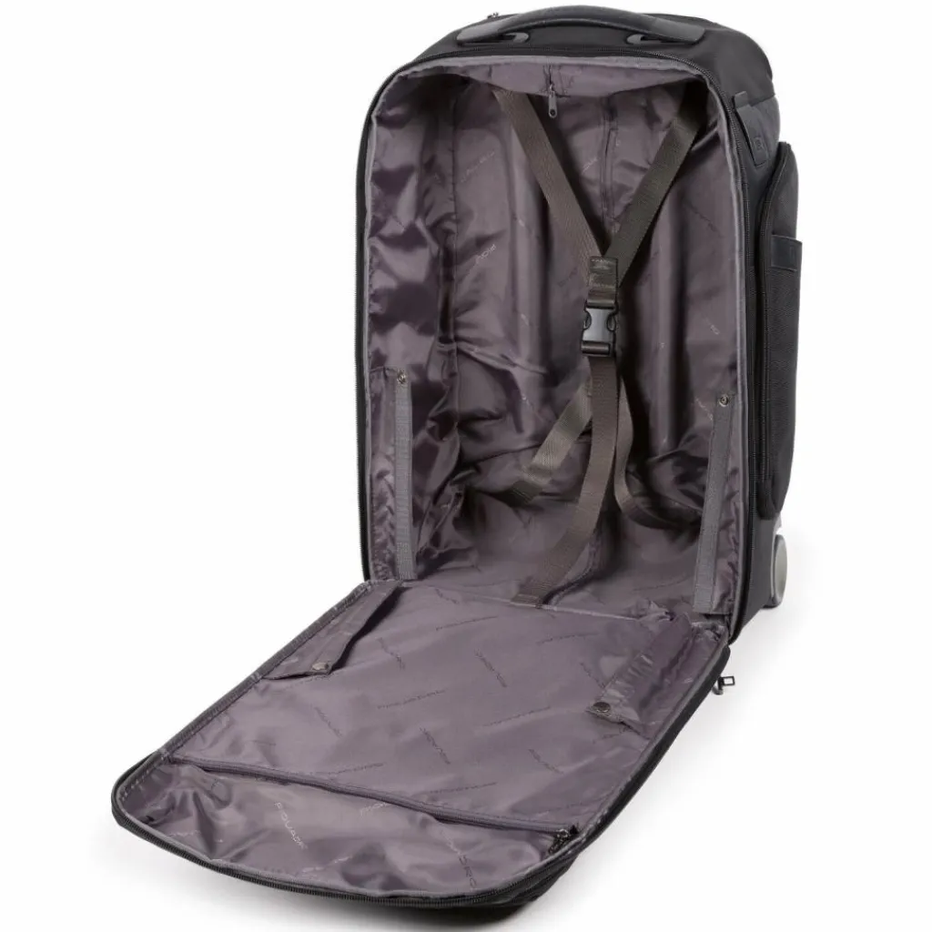 Piquadro Brief 2-Rollen Rucksacktrolley 53 cm Laptopfach