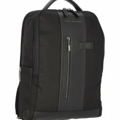 Piquadro Business-Rucksäcke|Laptoptaschen<Brief Rucksack RFID 41 cm Laptopfach black