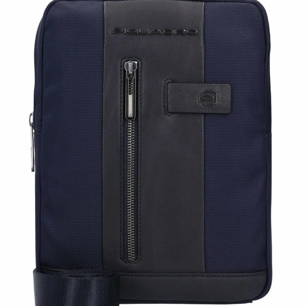 Outlet Piquadro Brief Umhängetasche 21 cm blue