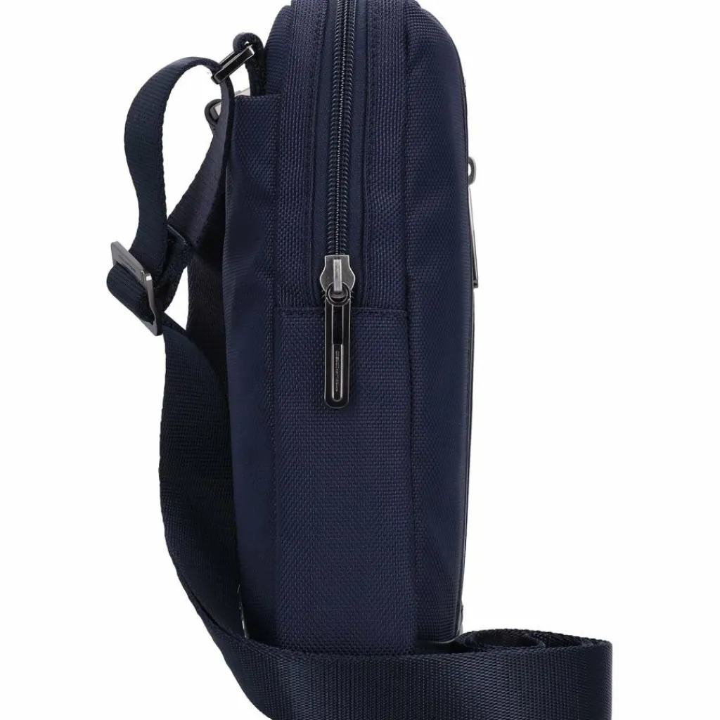 Outlet Piquadro Brief Umhängetasche 21 cm blue