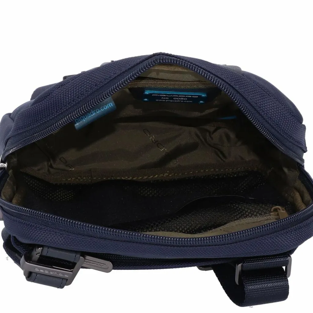 Outlet Piquadro Brief Umhängetasche 21 cm blue